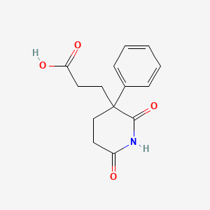 3-Phenyl-2,6-dioxopiperidine-3-propionic acid
