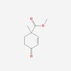 molecular formula C9H12O3 B8713887 Methyl 1-methyl-4-oxocyclohex-2-ene-1-carboxylate CAS No. 1523-89-3
