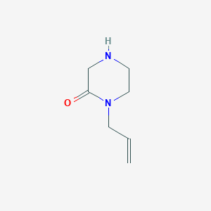 molecular formula C7H12N2O B8713910 1-(Prop-2-en-1-yl)piperazin-2-one 