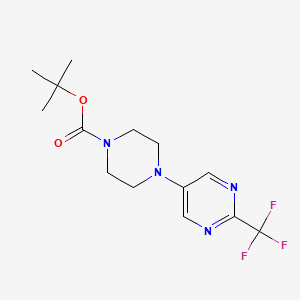 Tert-butyl 4-[2-(trifluoromethyl)pyrimidin-5-yl]piperazine-1-carboxylate