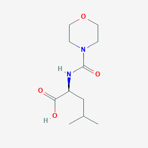 molecular formula C11H20N2O4 B8713930 N-(Morpholinocarbonyl)leucine 