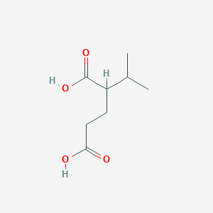 molecular formula C8H14O4 B8713975 Pentanedioic acid, 2-(1-methylethyl)- CAS No. 32806-63-6