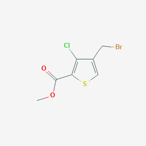 Methyl 4-(bromomethyl)-3-chlorothiophene-2-carboxylate