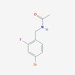 molecular formula C9H9BrFNO B8714022 N-(4-Bromo2-fluoro-benzyl)-acetamide 