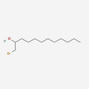 molecular formula C12H25BrO B8714072 2-Dodecanol, 1-bromo- CAS No. 4107-57-7