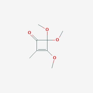 3,4,4-Trimethoxy-2-methylcyclobut-2-en-1-one