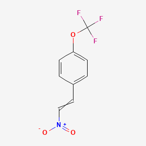molecular formula C9H6F3NO3 B8714124 1-(2-Nitroethenyl)-4-(trifluoromethoxy)benzene 