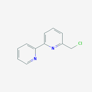 molecular formula C11H9ClN2 B8714131 2,2'-Bipyridine, 6-(chloromethyl)- CAS No. 82740-65-6