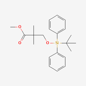 methyl 3-((tert-butyldiphenylsilyl)oxy)-2,2-dimethylpropanoate