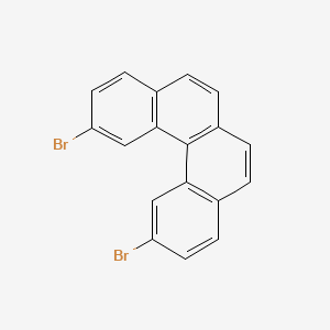 molecular formula C18H10Br2 B8714159 2,11-Dibromobenzo[c]phenanthrene 