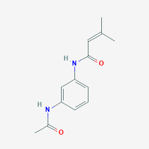 molecular formula C13H16N2O2 B8714213 N-Acetyl-3-(3,3-dimethylacryloylamino)-aniline 