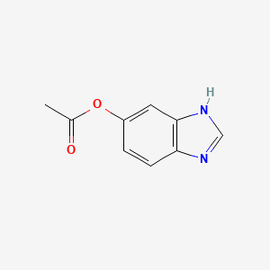 molecular formula C9H8N2O2 B8714229 1H-benzimidazol-5-yl acetate 