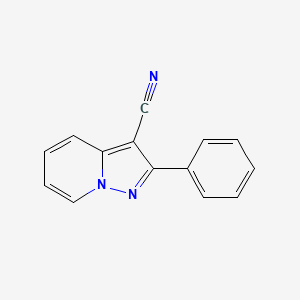 2-Phenylpyrazolo[1,5-a]pyridine-3-carbonitrile
