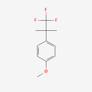 1-Methoxy-4-(1,1,1-trifluoro-2-methylpropan-2-yl)benzene