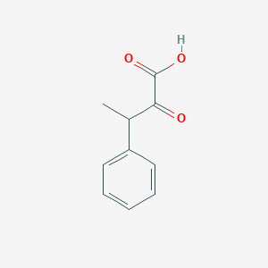 molecular formula C10H10O3 B8714416 2-Oxo-3-phenylbutanoic acid 