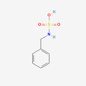 molecular formula C7H9NO3S B8714444 Benzylsulfamic acid CAS No. 46119-69-1