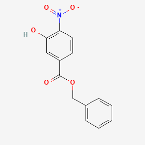 3-Hydroxy-4-nitrobenzoic acid benzyl ester