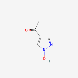 molecular formula C5H6N2O2 B8714541 1-(1-Hydroxy-1H-pyrazol-4-yl)ethanone 