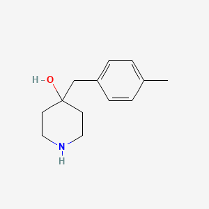 molecular formula C13H19NO B8714570 4-(4-Methylbenzyl)-piperidin-4-ol CAS No. 192990-05-9