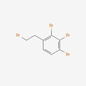 molecular formula C8H6Br4 B8714591 Tribromo(2-bromoethyl)benzene CAS No. 73056-39-0