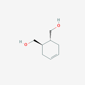 molecular formula C8H14O2 B8714596 [6-(Hydroxymethyl)-1-cyclohex-3-enyl]methanol 