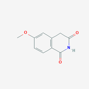 molecular formula C10H9NO3 B8714633 6-methoxy-4H-isoquinoline-1,3-dione 
