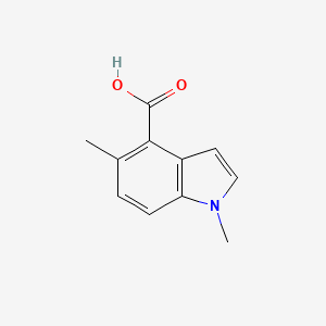 molecular formula C11H11NO2 B8714666 1,5-Dimethyl-1H-indole-4-carboxylic acid 