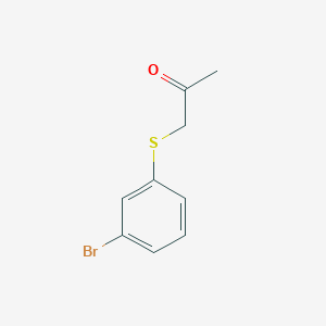 molecular formula C9H9BrOS B8714711 1-[(3-Bromophenyl)sulfanyl]propan-2-one CAS No. 19075-34-4