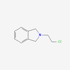 molecular formula C10H12ClN B8714719 2-(2-chloro-ethyl)-2,3-dihydro-1H-isoindole 