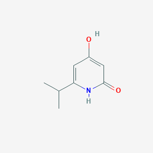 molecular formula C8H11NO2 B8714727 6-Isopropylpyridine-2,4-diol 