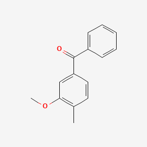 molecular formula C15H14O2 B8714784 [4-Methyl-3-(methyloxy)phenyl](phenyl)methanone 