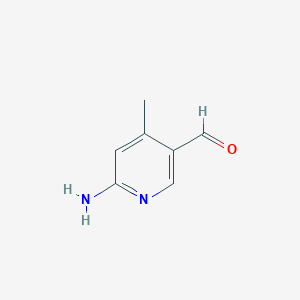 molecular formula C7H8N2O B8714853 6-Amino-4-methylnicotinaldehyde 