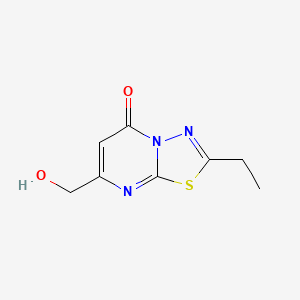 2-Ethyl-7-(hydroxymethyl)-5H-[1,3,4]thiadiazolo[3,2-A]pyrimidin-5-one