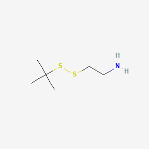 molecular formula C6H15NS2 B8714885 2-(tert-Butyldithio)ethanamine CAS No. 159394-98-6