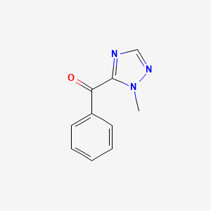 molecular formula C10H9N3O B8714899 (1-methyl-1H-1,2,4-triazol-5-yl)(phenyl)methanone 