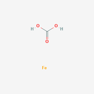 molecular formula CH2FeO3 B8715067 Hydrogencarbonic acid iron CAS No. 10290-71-8