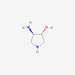 molecular formula C4H10N2O B8715115 (3R,4R)-4-aminopyrrolidin-3-ol 