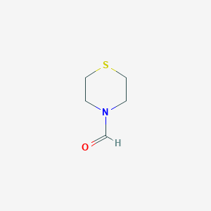 molecular formula C5H9NOS B8715122 Thiomorpholine-4-carbaldehyde CAS No. 61907-20-8
