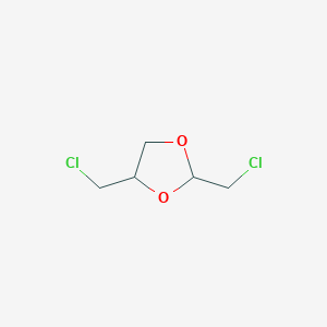 molecular formula C5H8Cl2O2 B8715130 2,4-Bis(chloromethyl)-1,3-dioxolane CAS No. 16042-54-9