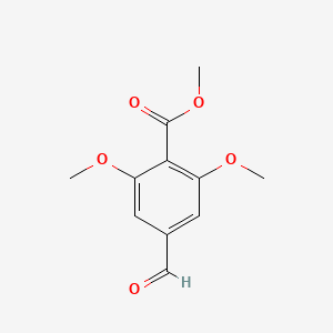 molecular formula C11H12O5 B8715135 Methyl 4-formyl-2,6-dimethoxybenzoate CAS No. 33187-98-3