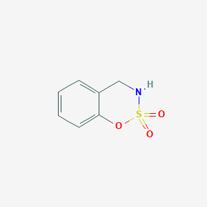 molecular formula C7H7NO3S B8715154 2,2-Dioxo-3,4-dihydro-1,2,3-benzoxathiazine CAS No. 71730-53-5