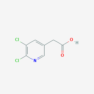 molecular formula C7H5Cl2NO2 B8715166 2-(5,6-Dichloropyridin-3-yl)acetic acid 