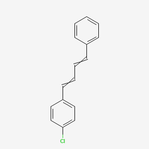 molecular formula C16H13Cl B8715222 1-Phenyl-4-(4'-chlorophenyl)-buta-1,3-diene 