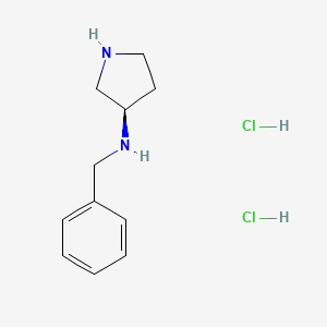 molecular formula C11H18Cl2N2 B8715229 (R)-N-Benzylpyrrolidin-3-amine 2HCl 
