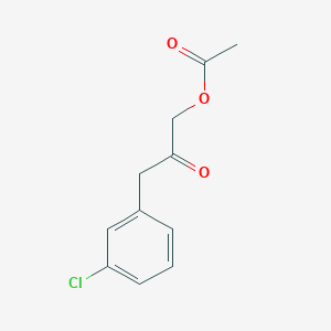 molecular formula C11H11ClO3 B8715237 3-(3-Chlorophenyl)-2-oxopropyl Acetate CAS No. 851547-71-2