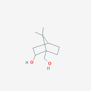 molecular formula C10H18O2 B8715255 1-(Hydroxymethyl)-7,7-dimethylbicyclo[2.2.1]heptan-2-ol 