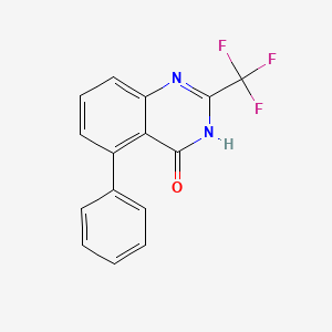 molecular formula C15H9F3N2O B8715304 5-phenyl-2-(trifluoromethyl)quinazolin-4(3H)-one 