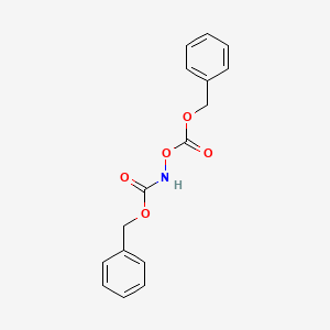 molecular formula C16H15NO5 B8715333 N,O-Bis-(benzyloxycarbonyl)-hydroxylamine 