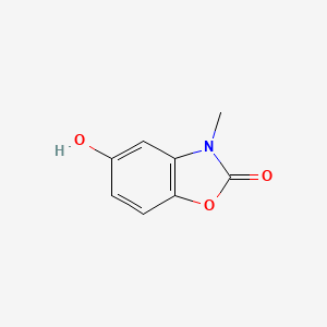 molecular formula C8H7NO3 B8715351 5-hydroxy-3-methyl-1,3-benzoxazol-2(3H)-one CAS No. 54209-85-7