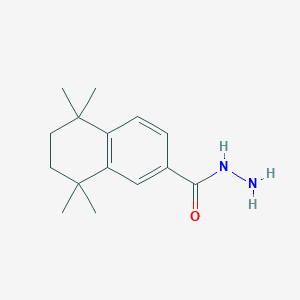 molecular formula C15H22N2O B8715370 5,5,8,8-Tetramethyl-5,6,7,8-tetrahydronaphthalene-2-carbohydrazide 